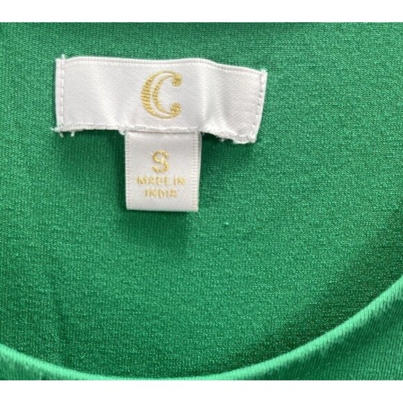 C Women Mini Tank Dress Size S Color Green - Picture 8 of 12